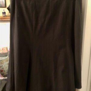 DKNY Black Flared Skirt Size 12